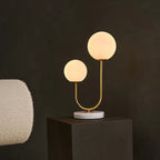 Lampa stołowa Giorgia z marmurową podstawą 45 cm
