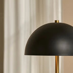 Lampa stołowa Lola czarno-złota 47 cm