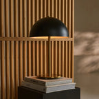 Lampa stołowa Lola czarno-złota 47 cm