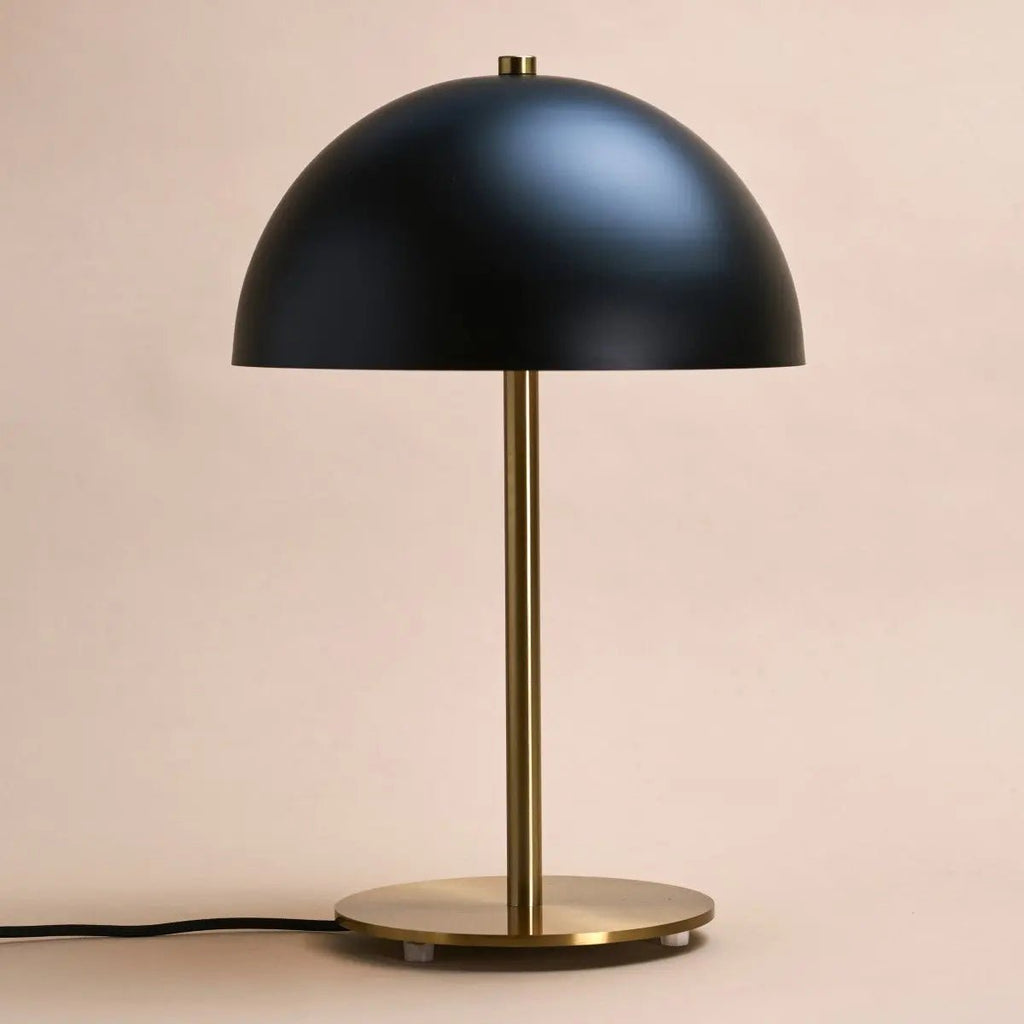 Lampa stołowa Lola czarno-złota 47 cm