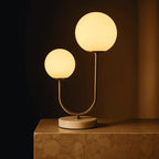 Lampa stołowa Giorgia z marmurową podstawą 45 cm