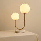 Lampa stołowa Giorgia z marmurową podstawą 45 cm