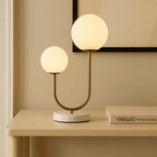 Lampa stołowa Giorgia z marmurową podstawą 45 cm