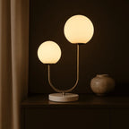 Lampa stołowa Giorgia z marmurową podstawą 45 cm